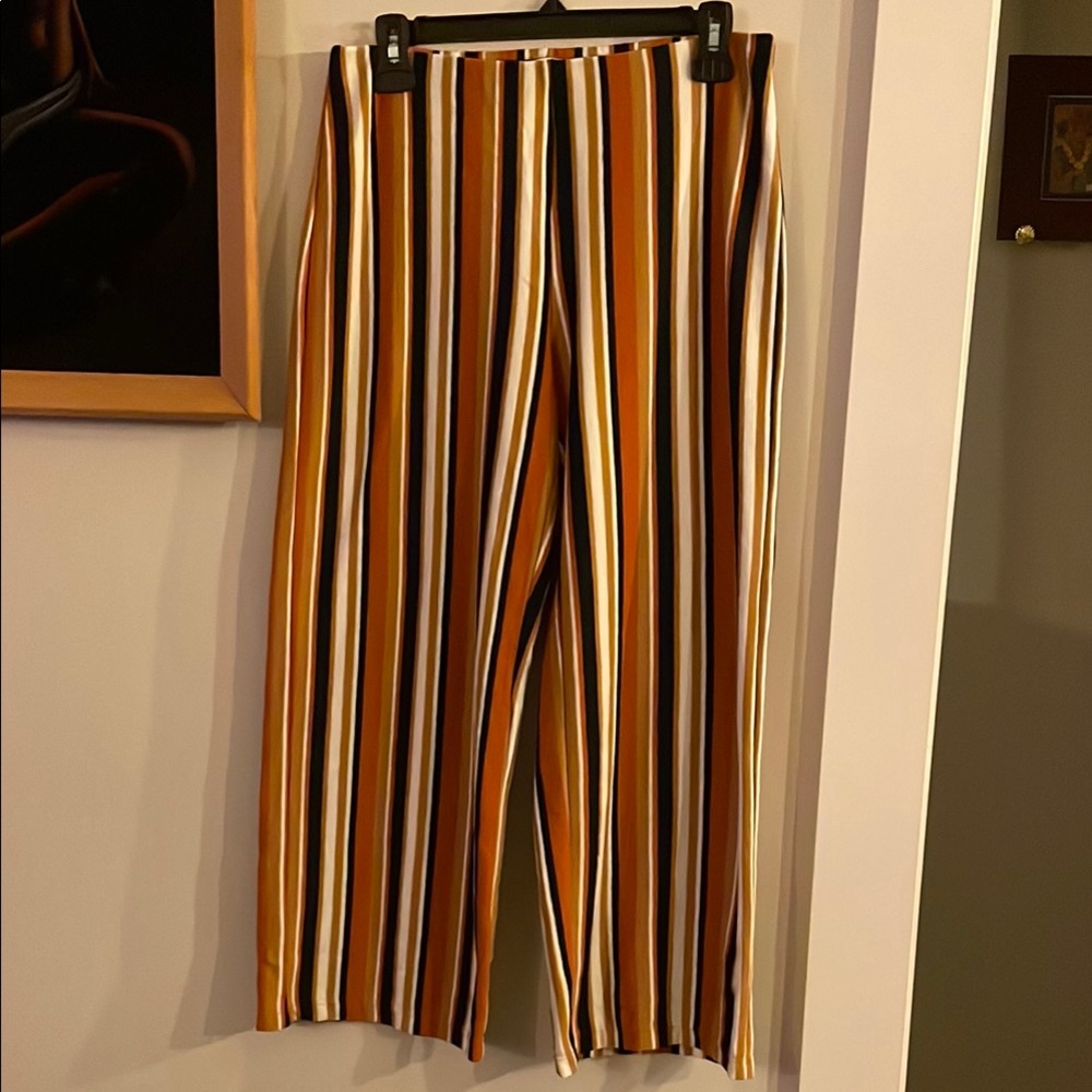 Striped Wide Leg Pants